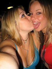 Adorable wild college girls being so cute while partying